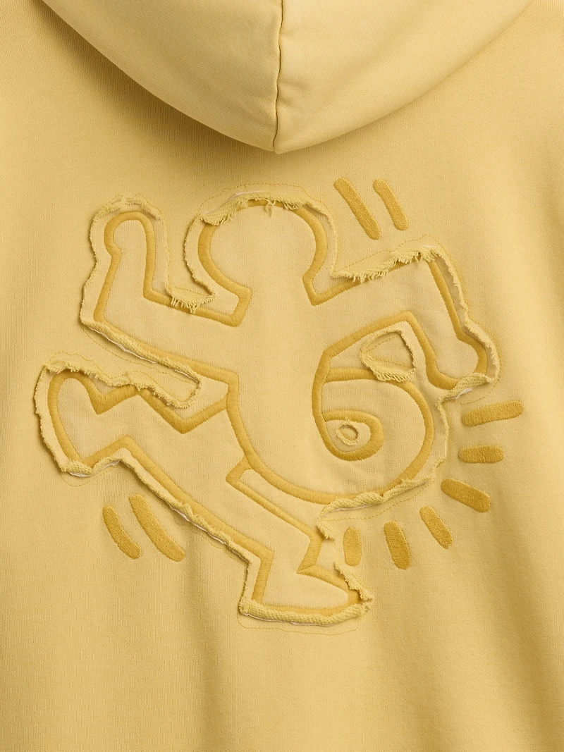 Keith Haring Heavyweight Crop Zip Hoodie