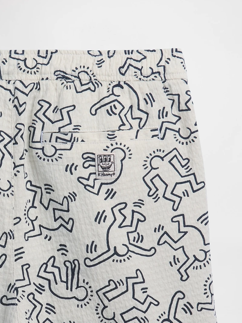 Keith Haring Textured Easy Shorts
