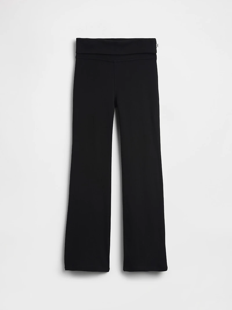 Kids Foldover Flare Leggings