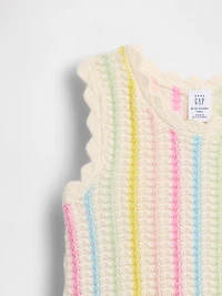 Baby Crochet Stripe Sweater Set