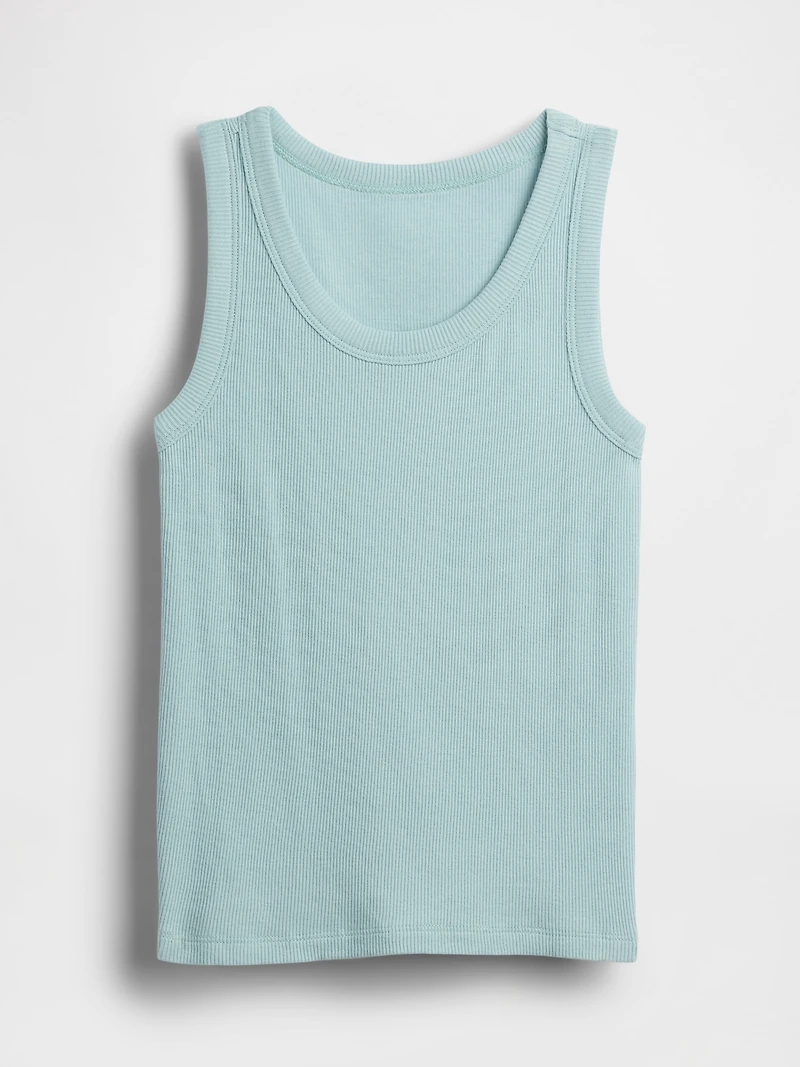 Kid Rib Scoop Tank Top