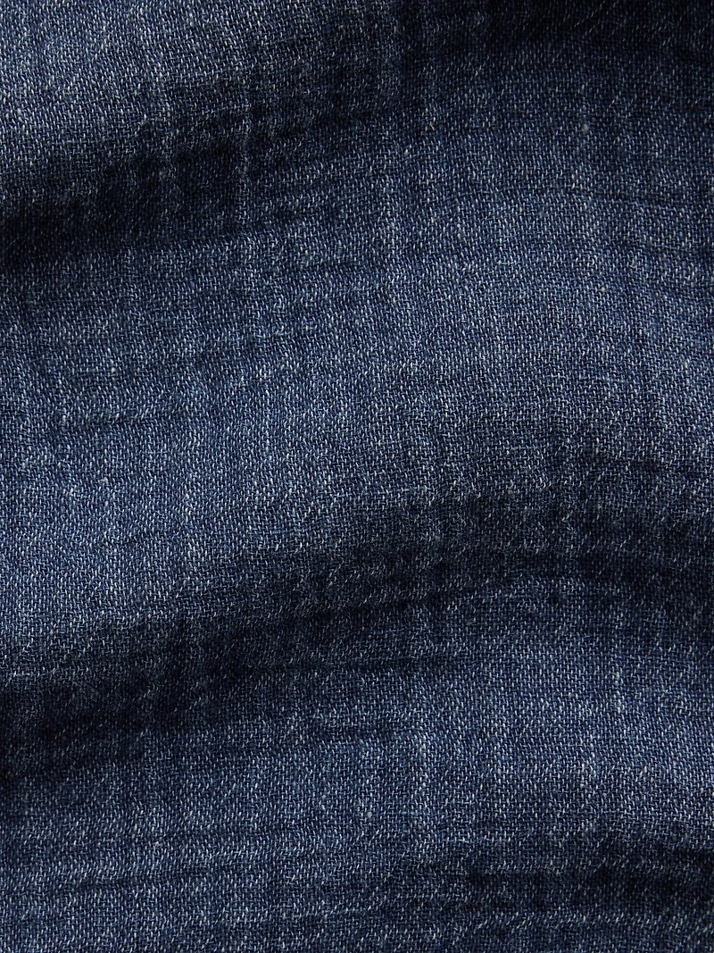 Kids Cotton Gauze Relaxed Wide-Leg Pants