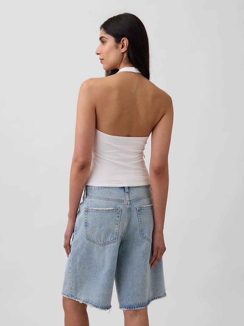 CloseKnit Halter Crop Top