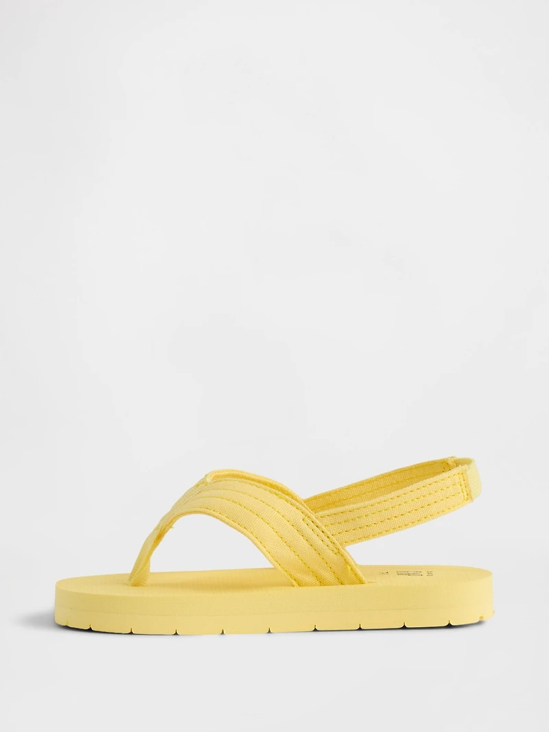 Toddler Canvas Flip Flops