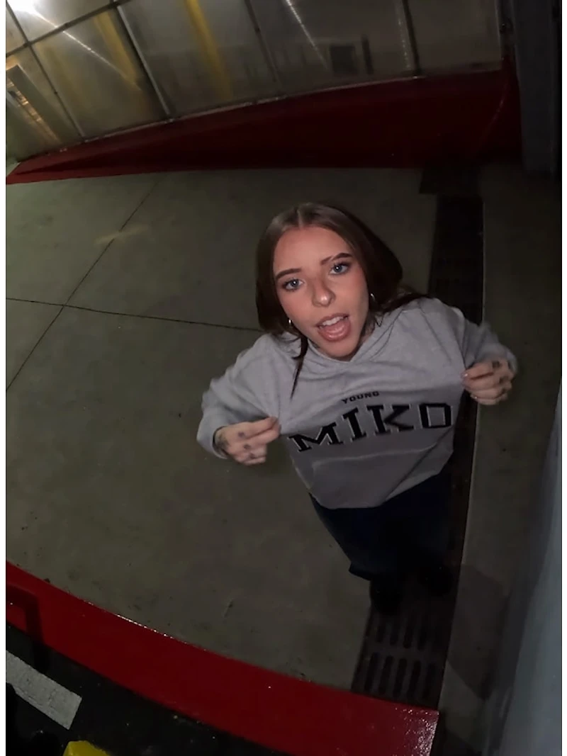 Young Miko Adult Heavyweight Logo Hoodie