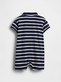 Baby Jersey Polo Shorty One-Piece