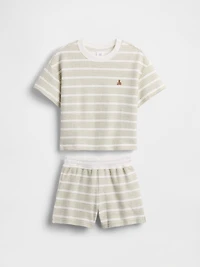 Baby & Toddler Terry Stripe Outfit Set