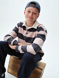 Kids Relaxed Jersey Polo Shirt