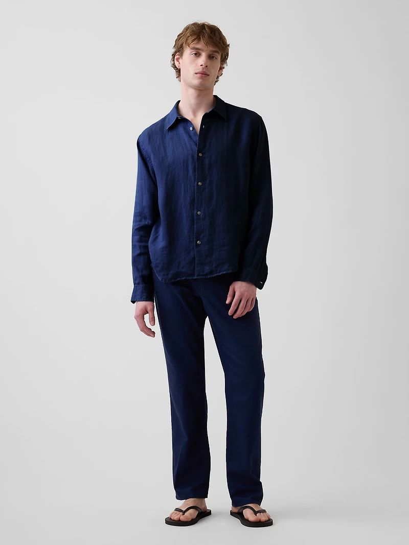 100% Linen Relaxed Shirt