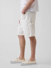 9" Loose Denim Carpenter Shorts