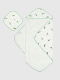 Bamboo Little Turtle Hooded Towel Set