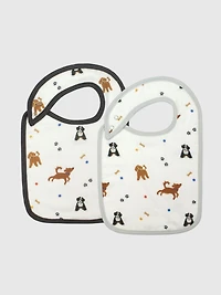 Bamboo Little Dogs Bib Set