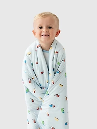 Bamboo Little Trucks Baby Blanket
