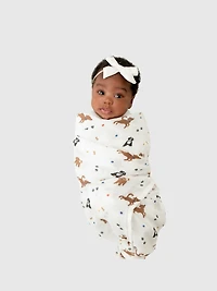 Bamboo Little Dogs Swaddle