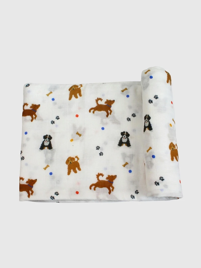 Bamboo Little Dogs Swaddle