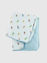 Bamboo Little Trucks Baby Blanket