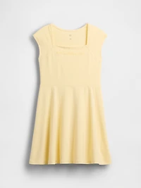Kids Jersey Square-Neck Dress