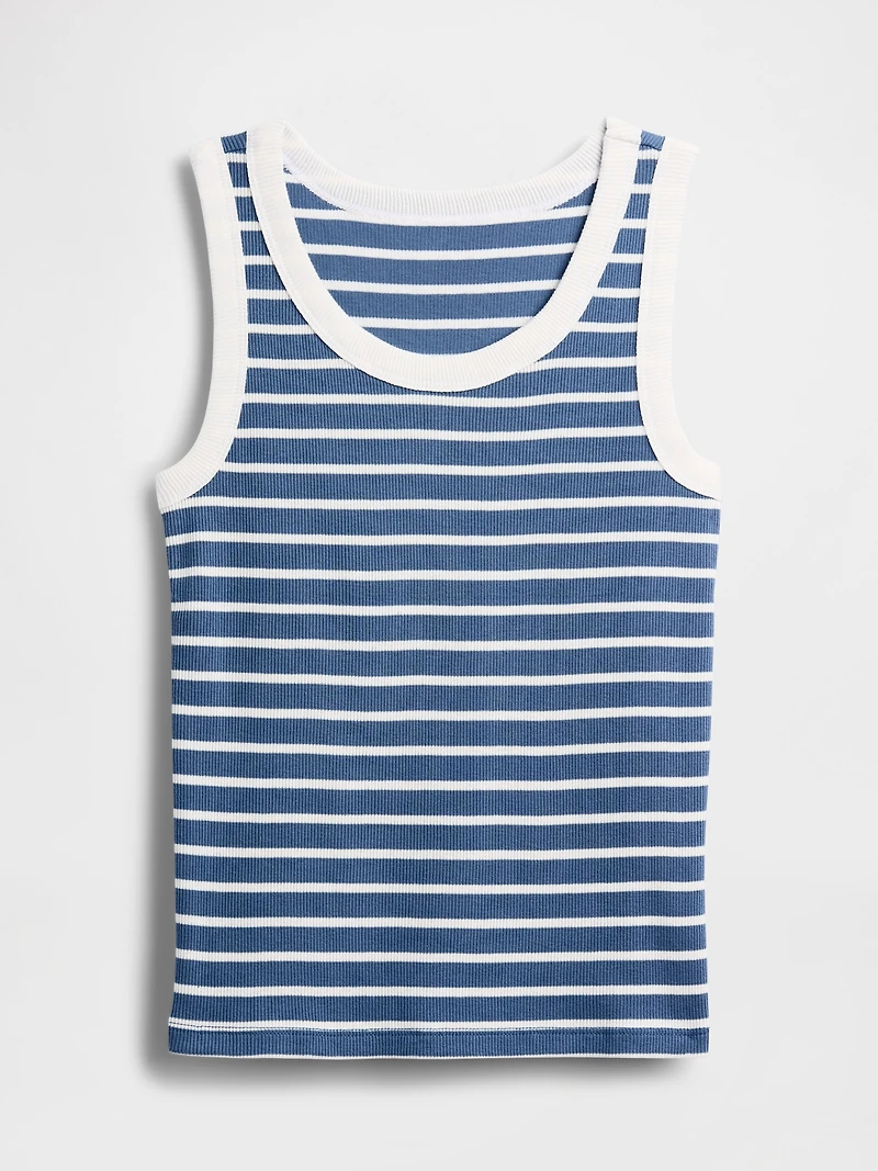 Kid Rib Scoop Tank Top
