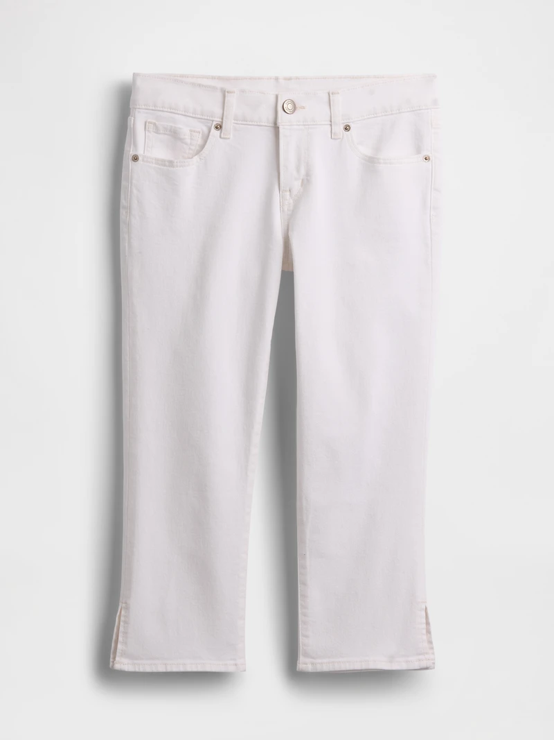 Low Rise Capri Jeans
