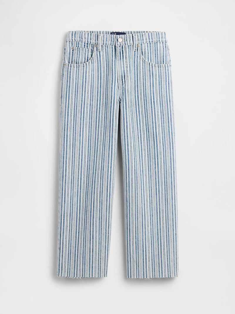 Low Slung Relaxed Crop Jeans