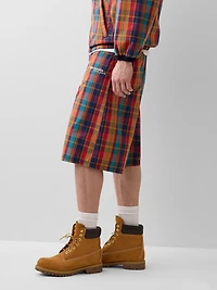 Gap × Awake NY Plaid Canvas Baggy Shorts