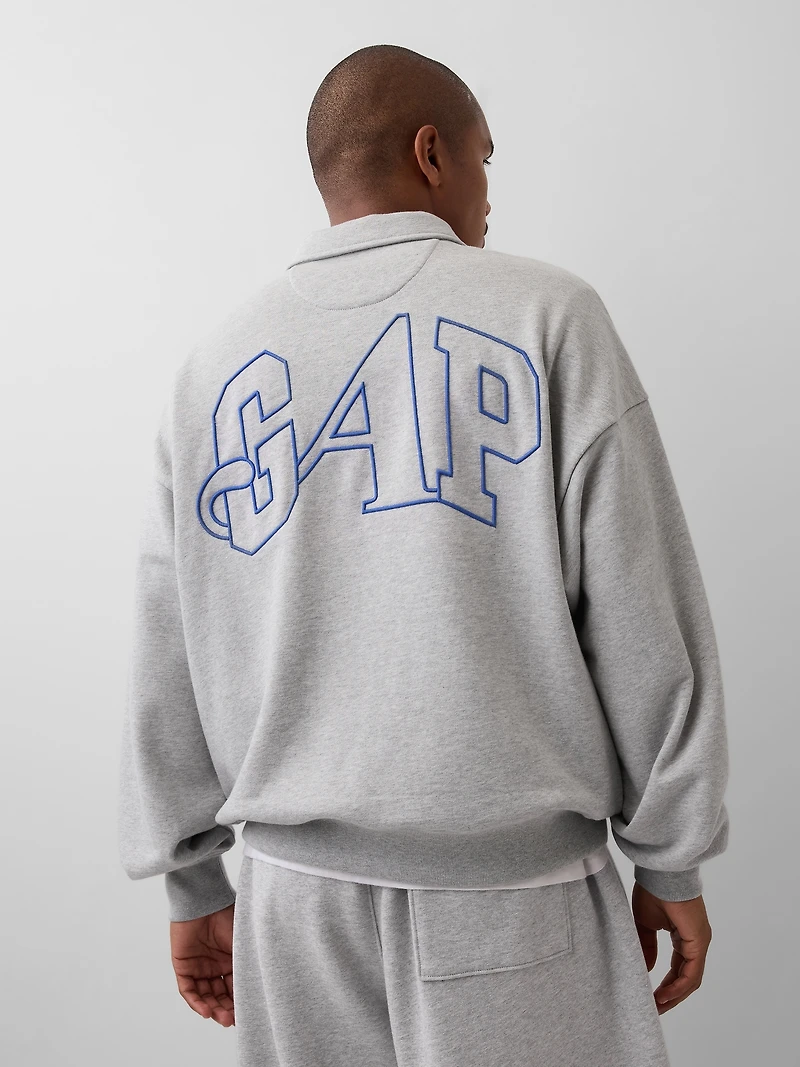 Gap × Awake NY Heavyweight Oversized Quarter-Zip Pullover