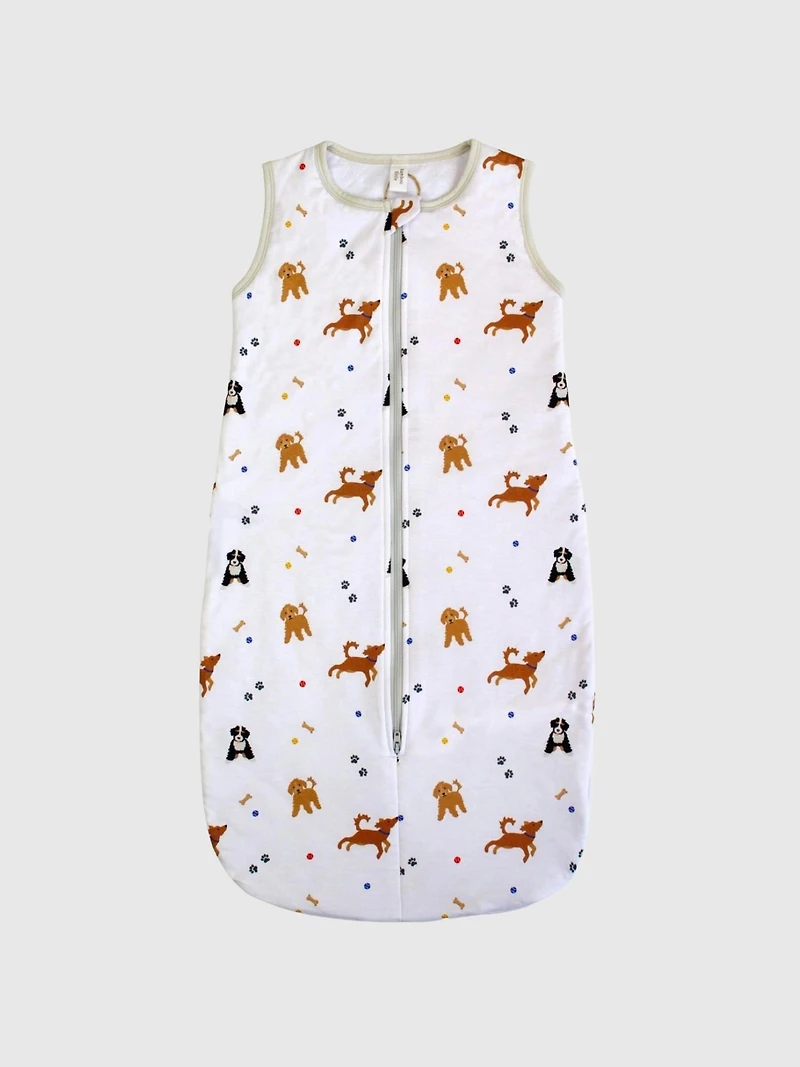 Bamboo Little Dogs Sleep Sack 0 to 12 months