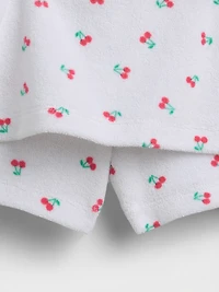 Kids Towel Terry Skort Outfit Set