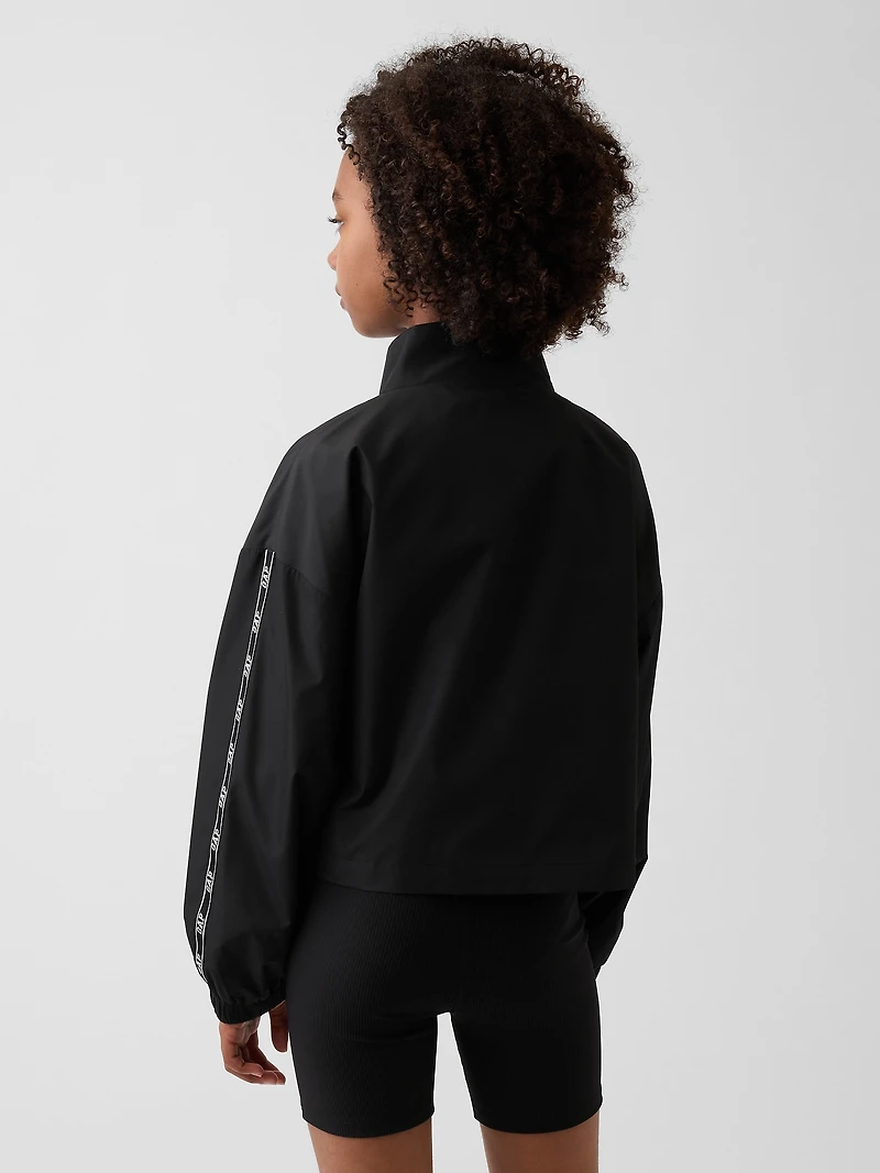 Kids Relaxed Logo Windbreaker Jacket