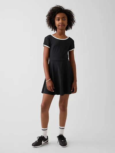 Kids Cap-Sleeve Athletic Dress