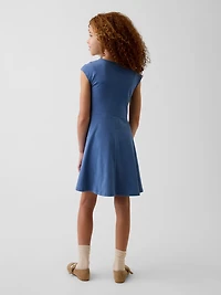 Kids Jersey Square-Neck Dress