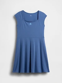 Kids Jersey Square-Neck Dress