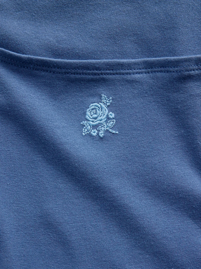 Kids Jersey Square-Neck Dress