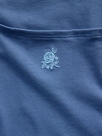 Kids Jersey Square-Neck Dress