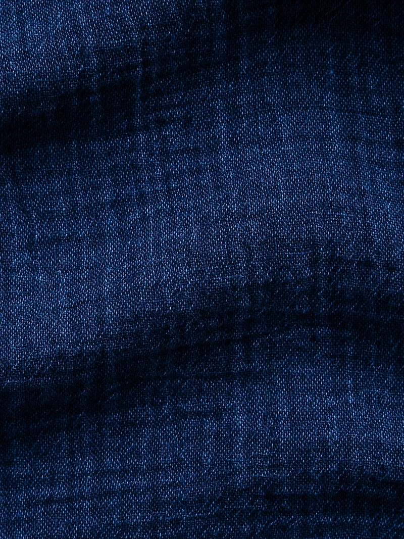 Kids Cotton Gauze Relaxed Wide-Leg Pants