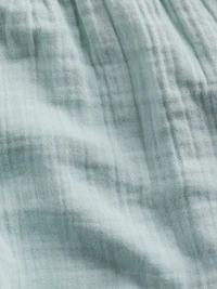 Kids Cotton Gauze Butterfly-Hem Shorts