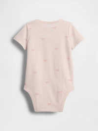 Baby First Favorites Organic Cotton Bow Bodysuit