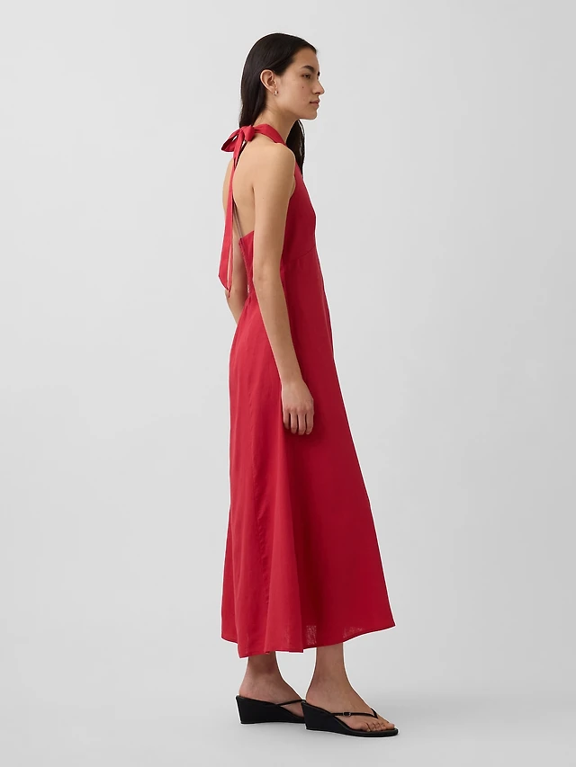 celandine linen blend embroidered halter dress The Aliza Strapless Maxi at Mall of America® in Bloomington, MN Mini dress