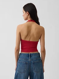CloseKnit Halter Crop Top