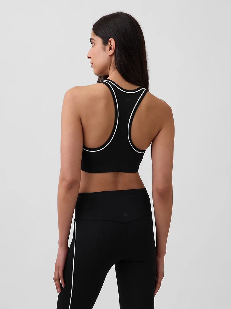 GapFit Smooth Medium Impact Racerback Sports Bra