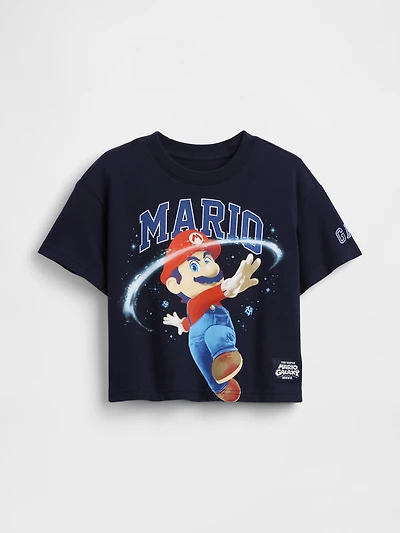 Toddler Super Mario Oversized Graphic T-Shirt