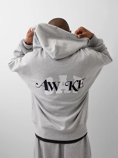 Gap × Awake NY Heavyweight Oversized Logo Zip Hoodie