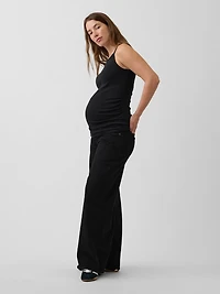 Maternity Modern Apron-Neck Tank Top