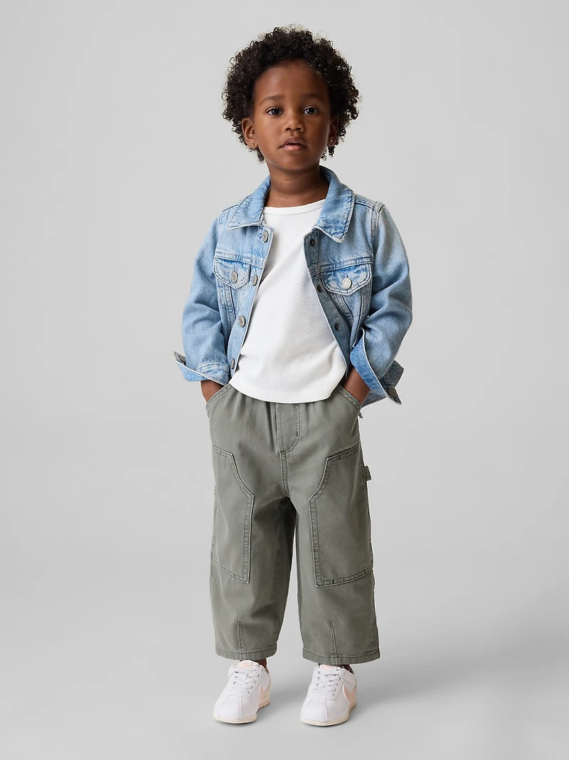 Baby & Toddler Pull-On Barrel Carpenter Jeans