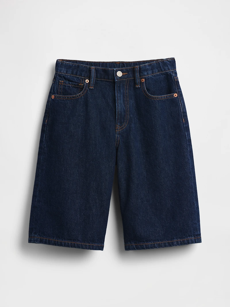 Kids Baggy Denim Shorts