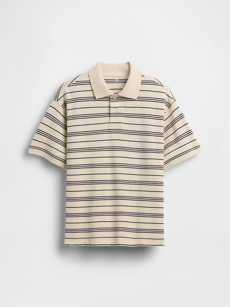 Kids Relaxed Pique Polo Shirt