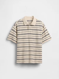 Kids Relaxed Pique Polo Shirt