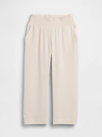 Maternity Cotton Gauze Full Panel Pants