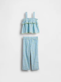 Baby & Toddler Lemon Gingham Outfit Set