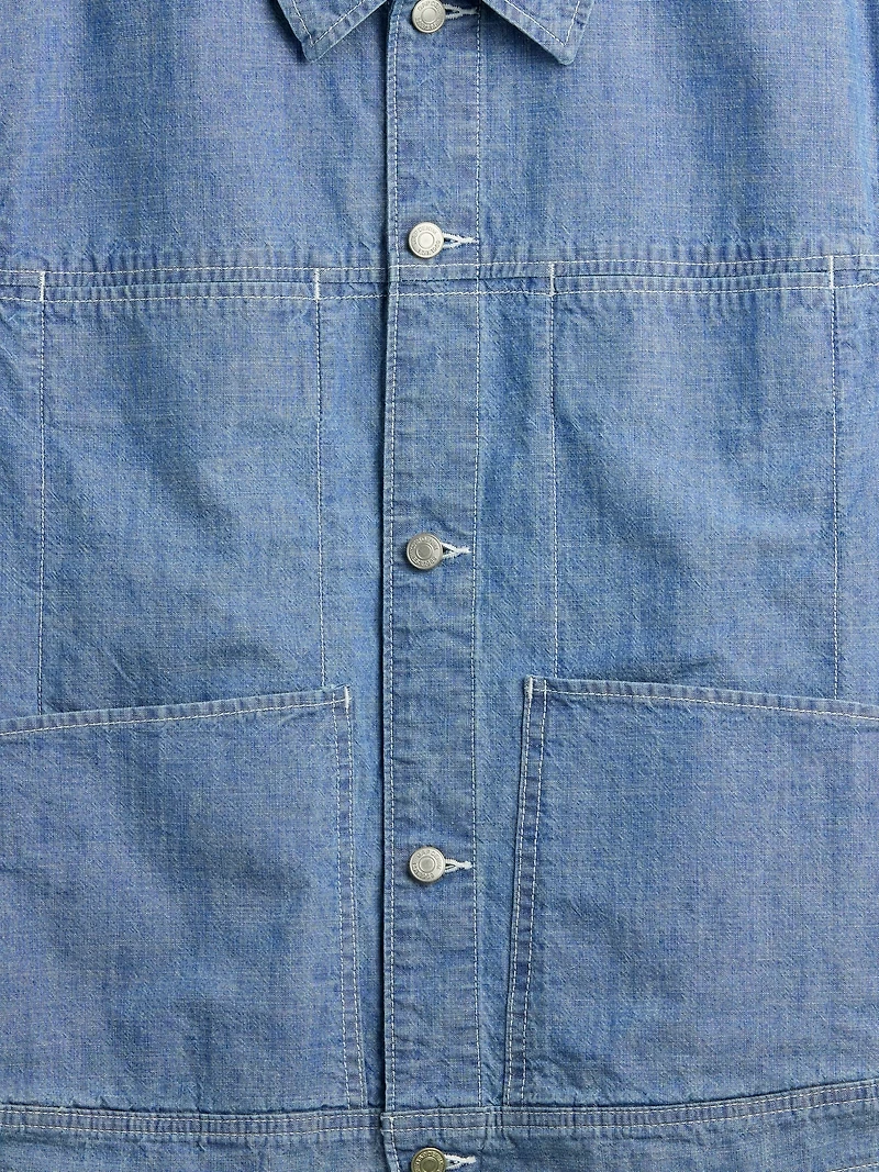 Boxy Chambray Jacket